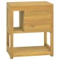 vidaXL Armario de baño madera maciza de teca 60x40x75 cm