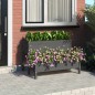 vidaXL Jardinera de madera de pino maciza gris 110x84x75 cm vidaXL Jardinera de madera de pino maciza gris 110x84x75 cm