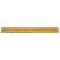 vidaXL Estantes de pared 2 unidades madera maciza de teca 110x10x10 cm vidaXL Estantes de pared 2 unidades madera maciza de teca 110x10x10 cm