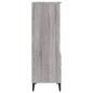 vidaXL Aparador alto madera contrachapada gris Sonoma 40x36x110 cm vidaXL Aparador alto madera contrachapada gris Sonoma 40x36x110 cm