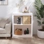 vidaXL Aparador de madera maciza de pino blanco 60x34x75 cm vidaXL Aparador de madera maciza de pino blanco 60x34x75 cm