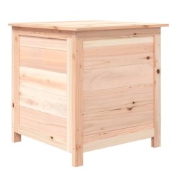 vidaXL Baúl para cojines madera de abeto maciza 50x50x56 cm