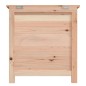 vidaXL Baúl para cojines madera de abeto maciza 50x50x56 cm vidaXL Baúl para cojines madera de abeto maciza 50x50x56 cm