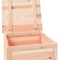 vidaXL Baúl para cojines madera de abeto maciza 50x50x56 cm vidaXL Baúl para cojines madera de abeto maciza 50x50x56 cm
