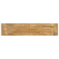 vidaXL Banco de madera maciza de mango 160x35x45 cm vidaXL Banco de madera maciza de mango 160x35x45 cm
