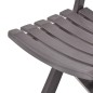 vidaXL Sillas de jardín plegables 2 unidades plástico color moca vidaXL Sillas de jardín plegables 2 unidades plástico color moca