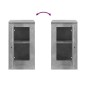 vidaXL Aparadores 2 uds madera contrachapada gris 37,5x35,5x67,5 cm vidaXL Aparadores 2 uds madera contrachapada gris 37,5x35,5x67,5 cm