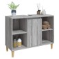 vidaXL Armario de lavabo madera contrachapada gris Sonoma 80x33x60 cm vidaXL Armario de lavabo madera contrachapada gris Sonoma 80x33x60 cm