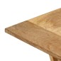 vidaXL Banco de madera maciza de mango 160x35x45 cm vidaXL Banco de madera maciza de mango 160x35x45 cm