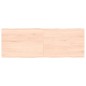 vidaXL Tablero de mesa madera maciza borde natural 140x50x(2-4) cm vidaXL Tablero de mesa madera maciza borde natural 140x50x(2-4) cm