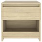 vidaXL Mesita de noche madera contrachapada color roble 40x30x39cm vidaXL Mesita de noche madera contrachapada color roble 40x30x39cm