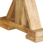 vidaXL Banco de madera maciza de mango 160x35x45 cm vidaXL Banco de madera maciza de mango 160x35x45 cm