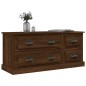 vidaXL Mueble para TV madera contrachapada roble marrón 100x35,5x45 cm vidaXL Mueble para TV madera contrachapada roble marrón 100x35,5x45 cm