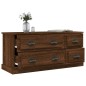 vidaXL Mueble para TV madera contrachapada roble marrón 100x35,5x45 cm vidaXL Mueble para TV madera contrachapada roble marrón 100x35,5x45 cm