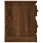 vidaXL Mueble para TV madera contrachapada roble marrón 100x35,5x45 cm vidaXL Mueble para TV madera contrachapada roble marrón 100x35,5x45 cm