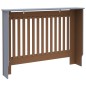 vidaXL Cubierta para radiador MDF gris antracita 112x19x81,5 cm vidaXL Cubierta para radiador MDF gris antracita 112x19x81,5 cm