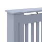vidaXL Cubierta para radiador MDF gris antracita 112x19x81,5 cm vidaXL Cubierta para radiador MDF gris antracita 112x19x81,5 cm