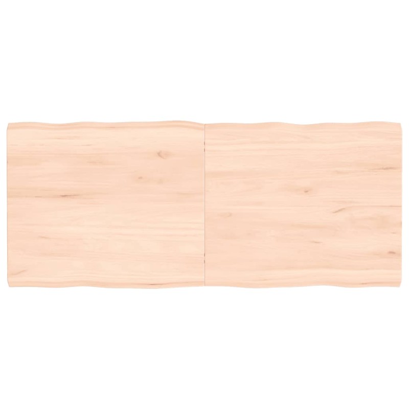 vidaXL Tablero de mesa madera maciza borde natural 140x60x(2-4) cm vidaXL Tablero de mesa madera maciza borde natural 140x60x(2-4) cm