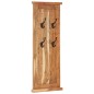 vidaXL Percheros 2 unidades madera maciza de acacia 38x100 cm vidaXL Percheros 2 unidades madera maciza de acacia 38x100 cm
