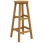 vidaXL Juego de bar 3 piezas madera maciza acacia 