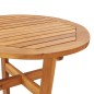 vidaXL Juego de bar 3 piezas madera maciza acacia 