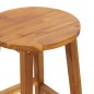 vidaXL Juego de bar 3 piezas madera maciza acacia 