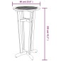 vidaXL Juego de bar 3 piezas madera maciza acacia 