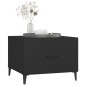 vidaXL Mesa de centro con patas de metal negro 50x50x40 cm vidaXL Mesa de centro con patas de metal negro 50x50x40 cm