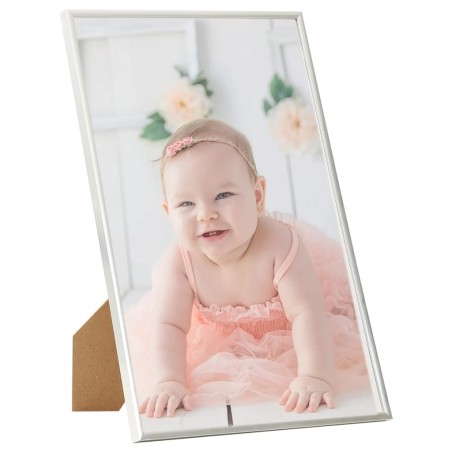 vidaXL Marcos de foto collage de mesa 5 uds plateado MDF 21x29,7 cm
