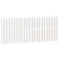 vidaXL Cabecero de cama de pared madera maciza pino blanco 147x3x60 cm vidaXL Cabecero de cama de pared madera maciza pino blanco 147x3x60 cm
