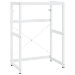 vidaXL Estructura de lavabo de hierro blanco 59x38x83 cm