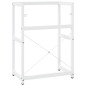 vidaXL Estructura de lavabo de hierro blanco 59x38x83 cm vidaXL Estructura de lavabo de hierro blanco 59x38x83 cm
