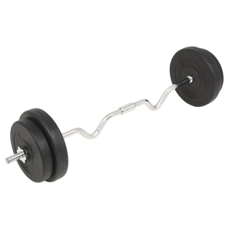 vidaXL Set de pesas 30 kg