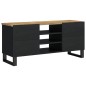 vidaXL Mueble de TV madera mango y madera contrachapada 100x33x46 cm