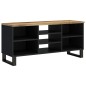 vidaXL Mueble de TV madera mango y madera contrachapada 100x33x46 cm