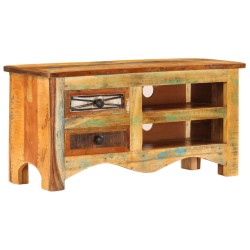 vidaXL Mueble para la TV madera maciza reciclada 80x30x40 cm 