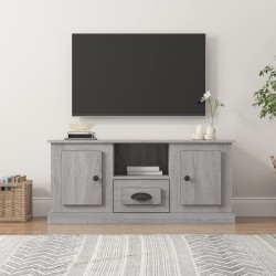 vidaXL Mueble para TV madera contrachapada gris Sonoma 100x35,5x45 cm