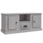 vidaXL Mueble para TV madera contrachapada gris Sonoma 100x35,5x45 cm