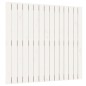 vidaXL Cabecero de cama pared madera maciza pino blanco 95,5x3x90 cm vidaXL Cabecero de cama pared madera maciza pino blanco 95,5x3x90 cm