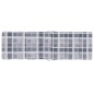 vidaXL Cojines para tumbona 2 uds tela Oxford a cuadros gris vidaXL Cojines para tumbona 2 uds tela Oxford a cuadros gris