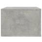 vidaXL Mesita de noche de pared color gris hormigón 50x36x25 cm vidaXL Mesita de noche de pared color gris hormigón 50x36x25 cm