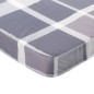 vidaXL Cojines para tumbona 2 uds tela Oxford a cuadros gris vidaXL Cojines para tumbona 2 uds tela Oxford a cuadros gris