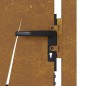 vidaXL Puerta de jardín acero corten diseño hierba 105x155 cm vidaXL Puerta de jardín acero corten diseño hierba 105x155 cm