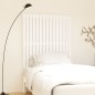 vidaXL Cabecero de cama pared madera maciza pino blanco 95,5x3x110 cm vidaXL Cabecero de cama pared madera maciza pino blanco 95,5x3x110 cm