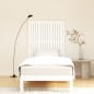 vidaXL Cabecero de cama pared madera maciza pino blanco 95,5x3x110 cm vidaXL Cabecero de cama pared madera maciza pino blanco 95,5x3x110 cm