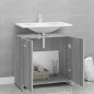 vidaXL Armario de baño madera contrachapada gris Sonoma 60x33x60 cm vidaXL Armario de baño madera contrachapada gris Sonoma 60x33x60 cm