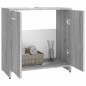 vidaXL Armario de baño madera contrachapada gris Sonoma 60x33x60 cm vidaXL Armario de baño madera contrachapada gris Sonoma 60x33x60 cm