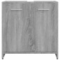 vidaXL Armario de baño madera contrachapada gris Sonoma 60x33x60 cm vidaXL Armario de baño madera contrachapada gris Sonoma 60x33x60 cm