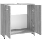vidaXL Armario de baño madera contrachapada gris Sonoma 60x33x60 cm vidaXL Armario de baño madera contrachapada gris Sonoma 60x33x60 cm