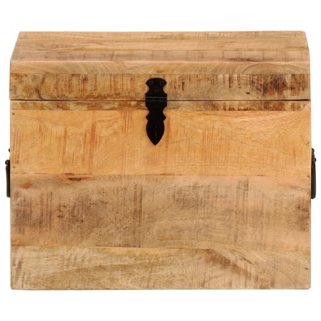 vidaXL Caja de almacenaje madera maciza de mango 39x28x31 cm